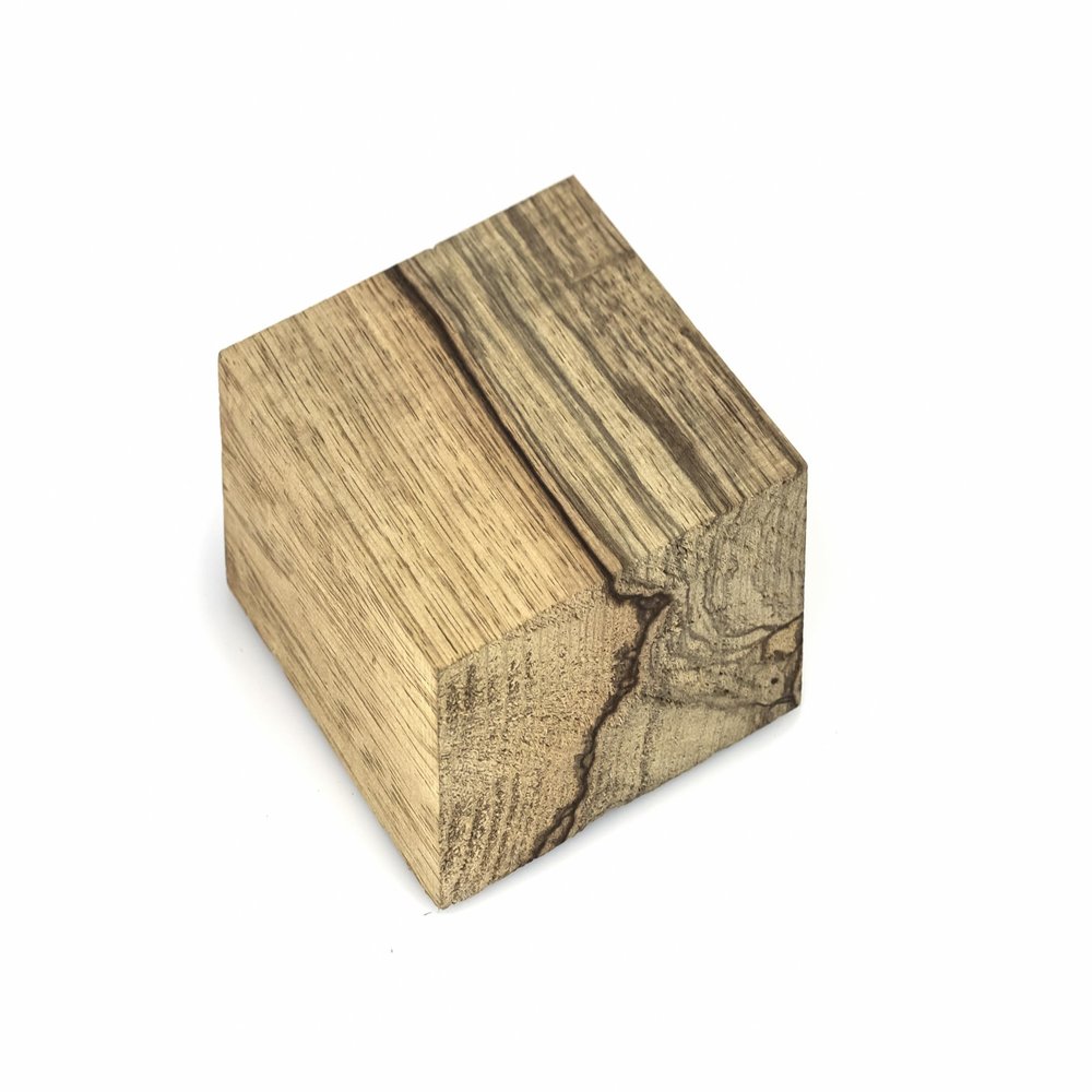 Exotic Wood Zone Black Limba Wood Blank for Bowls | Hardwood Bowl Blank | Unfinished, Kiln-Dried, Sustainable Hardwood for Handcrafted Decorative & Functional Pieces (10" x 10" x 2")