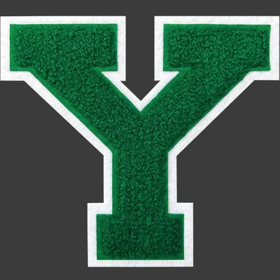 SOYCEV 4.5" Varsity Letter Patches Chenille Iron on Letters Large Letterman Jacket Patches for Clothing/Jacket/Varsity/Bag (Green, Y)