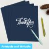 25 Sheets Navy Blue Cardstock Paper 8.5 x 11 inches, 250 GSM/92 lb Thick Cardstock for DIY Cards, Invitations, Blue Card Stock Cardboard Paper for Crafts view 4