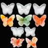 5Pcs 3D Skull Butterfly Flower Candle Molds, Animal Skeleton Snake Silicone Molds, Angel Epoxy Resin Casting Soap Mold, for Halloween DIY Candle Wax Aromatherapy Home Decor Supplies (F) view 1