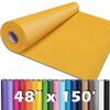 PerkHomy Orange Kraft Paper Roll 48" x 1,800" (150') for Gift Wrapping Bouquet Flower Art Painting Craft Writing Packaging Shipping 80GSM 55LB (Orange, 48" x 150') view 1