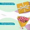 PerkHomy Orange Kraft Paper Roll 48" x 1,800" (150') for Gift Wrapping Bouquet Flower Art Painting Craft Writing Packaging Shipping 80GSM 55LB (Orange, 48" x 150') view 4
