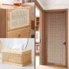 16"/18"/20"/22"/24"/28"/36" Width Rattan Cane Square Webbing Roll, Open Mesh Net Cane Webbing Sheet, Weave Wicker Cane Webbing for Chairs ,Pole Wrap Rattan Fabric DIY Craft Projects Furniture Decor(16 view 4