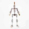 iDili Finished Full Metal Stop Motion Armature Kit Puppet Stainless Steel Skeleton DIY Animated Figure Flexible Model Height 18CM view 1
