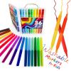 INNMUSE Double Sided Washable Mini Markers for Kids Ages 412, 36 Colors Non-Toxic Thin Markers with Travel Case,School & Travel Essentials view 1