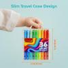 INNMUSE Double Sided Washable Mini Markers for Kids Ages 412, 36 Colors Non-Toxic Thin Markers with Travel Case,School & Travel Essentials view 2