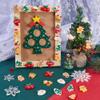 SOFPLATE 60Pcs Christmas Cabochons Flat Back Resin Charms Random Color Christmas Tree Snowman Gingerbread Man Kawaii Winter Cabochon for Embellishments Scrapbooking DIY Hairpin Crafts Cell Phone Case view 4