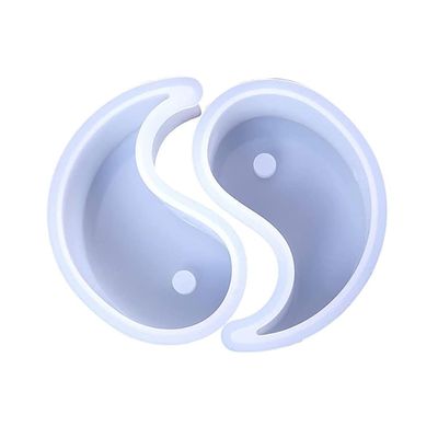 Ldabrye Silicone Molds for Candle Making 2Pcs 3D-Candle Silicone Mould DIY Tai Chi Yin Yang Candle Resin Mold Home-Decor Handmade Candle Mold Soap Making Molds Clay Molds Resin Mold Silicone Mold