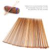 36 Pcs Knitting Needles, Wooden Knitting Needles, Straight Knitting Needles, Wool Netting Needle for Craft Clothes Blankets Making view 4