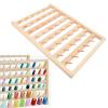 48 Spools Wooden Thread Rack, Wall Mounted Wooden Thread Holder Organizer, Sewing Thread Storage, Thread Spool Organizer, for Embroidery Quilting and Sewing Threads view 2