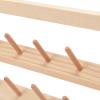 48 Spools Wooden Thread Rack, Wall Mounted Wooden Thread Holder Organizer, Sewing Thread Storage, Thread Spool Organizer, for Embroidery Quilting and Sewing Threads view 4