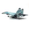 1/100 Scale Blue SU-35 Super Flanker Fighter Attack Plane Metal Fighter Military Model Diecast Plane Model for Collection Accessories view 2