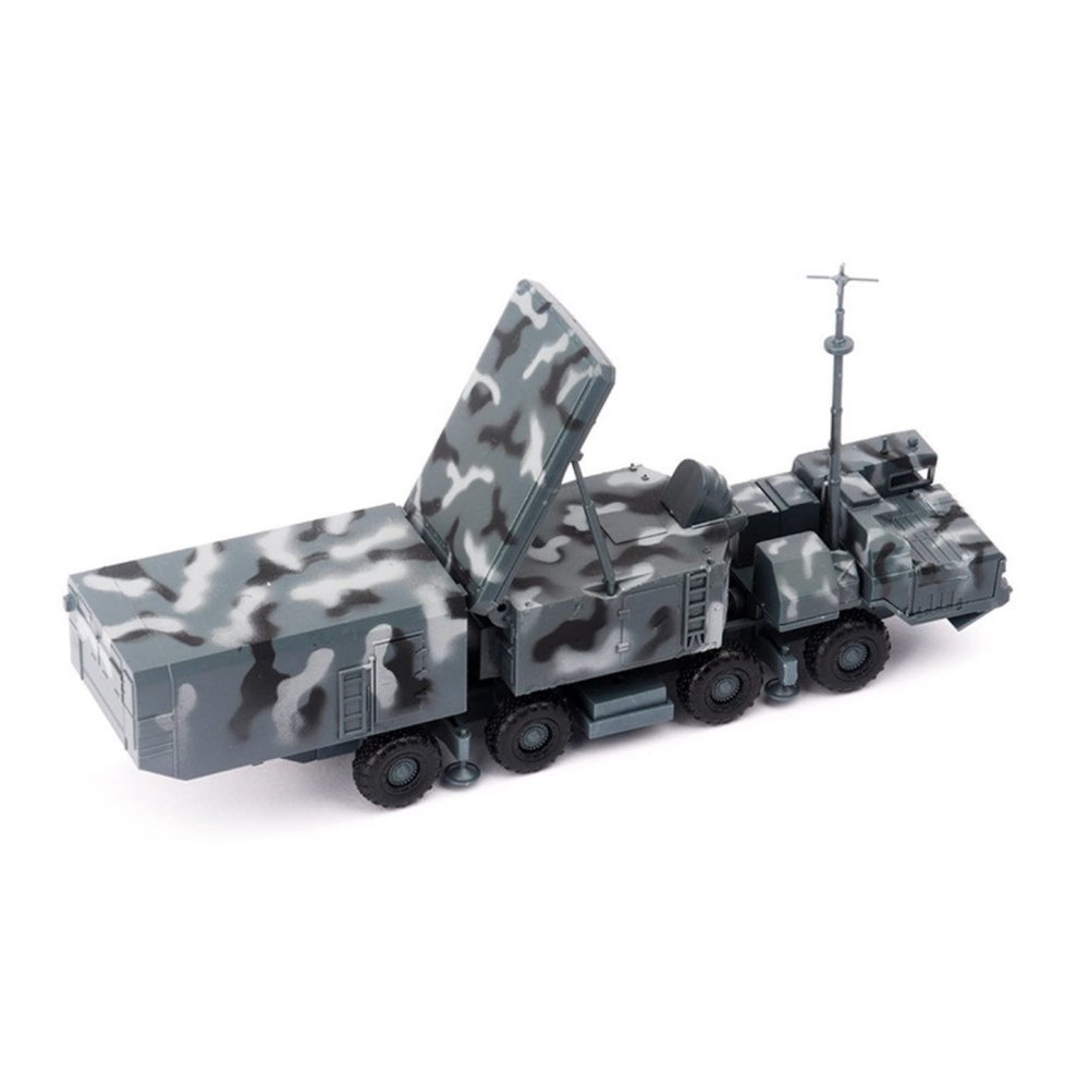 Plastic 1:72 Grey S-300 Russian Air Defense Missile Radar Vehicle Model Simulation Vehicle Model for Collection Accessory