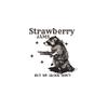 Strawberry Jams But My # Don't Raccoon Decal Sticker for Drink Tumblers, Adorable Funny Laptop Decals, Binders, Phones and so Much More! view 1