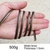 Queenbox 5x1.5mm 229ft Flat PE Wicker Repair Kit, Faux Rattan DIY Raw Material for Furniture Basket Woven Handmade, 41 view 2