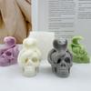 Ldabrye Silicone Molds for Candle Making Halloween Mould 3D Snake Skull Candle Molds Silicone Mould Scented Candle Molds Cake Decorating Tool Craft Supplies Handmade Soap Molds Clay Molds Resin Mold view 3