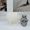 Ldabrye Silicone Molds for Candle Making Halloween Mould 3D Snake Skull Candle Molds Silicone Mould Scented Candle Molds Cake Decorating Tool Craft Supplies Handmade Soap Molds Clay Molds Resin Mold view 4