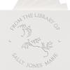 Custom Bibliophile Embosser - Personalized 'from The Library of' Embosser with Terra Twilight Design, Available in Pink or Black Handle Options, Ideal for Fantasy Art Collectors, 1-5/8 Round Seal view 4