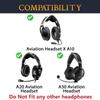 SOULWIT Mic Cover for Bose Aviation X A10/A20/A30 Headphones, Protective Microphone Foam WindScreen Pop Filter with High-Density Foam - Burgundy view 2