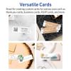 Avery Printable Rectangle Rounded Corner Mini Business Cards, Sure Feed Technology, 1" x 3", Glossy White Cardstock, Print-To-The-Edge, Laser/Inkjet Printable, 800 Total view 3