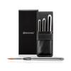 Escoda | Watercolour | Barroco Set with 3 Round Travel Brushes for Watercolour | Size 2,6,10 | 3 Brushes | Synthetic Gold Toray | Round Pointed view 2