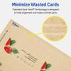 Avery Printable Rectangle Mini Business Cards, Sure Feed Technology, 1-3/4" x 3-1/2", Kraft Brown Cardstock, Print-To-The-Edge, Laser/Inkjet Printable, 80 Total view 4