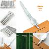 4pcs 4mm 1/2/4/6 Prongs Leather Craft Olive Shaped Spike Sharp Tip Headed Wavy Stitching Chisel Prick Iron Punch Tool Set Kit view 4