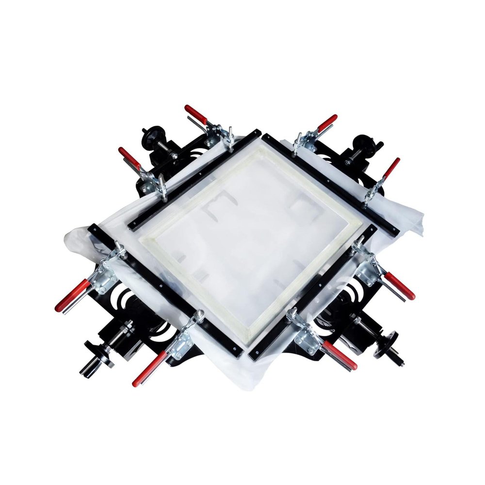 BREVELTION 24 * 24 inch Manual Mesh Stretching Equipment Hand Screen Stretcher for Silk Screen Printing