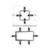 BREVELTION 24 * 24 inch Manual Mesh Stretching Equipment Hand Screen Stretcher for Silk Screen Printing view 2