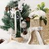 Ribbli Cream White Velvet Ribbon 3 Rolls Double Faced 3/8 Inch 18-Yard with Wooden Spool Use for Christmas Tree Ornaments Gift Wrapping Wreath Decoration Wedding Boutonnieres view 3