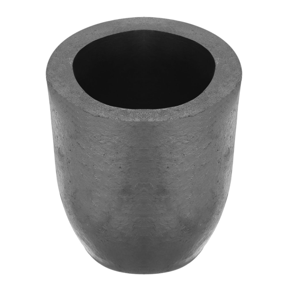 MECCANIXITY Silicon Graphite Crucible,6.9kg Crucible Copper Casting Cup Metal Melting Ingot for Melting Gold, Silver, Copper, Furnace Casting Mould Melt Jewelry Tools,3.86 Inch IDx5.51 Inch H
