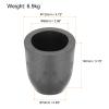 MECCANIXITY Silicon Graphite Crucible,6.9kg Crucible Copper Casting Cup Metal Melting Ingot for Melting Gold, Silver, Copper, Furnace Casting Mould Melt Jewelry Tools,3.86 Inch IDx5.51 Inch H view 2