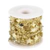 10 Meters Bead Ball Chains Stainless Steel 10 Meters Keychain Extension Chain - Pointed Star Decorative String (Gold) view 1