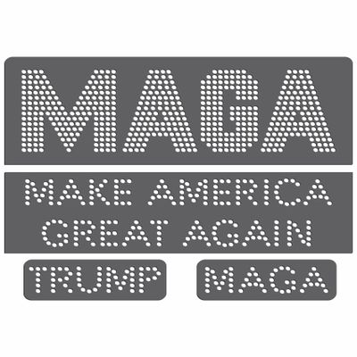 Rhinestone Genie MAGA - Magnetic Rhinestone Template Set