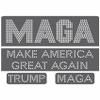 Rhinestone Genie MAGA - Magnetic Rhinestone Template Set view 1
