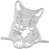 Cute Cat Die Cut for Card Making, Animal Metal Cutting Dies Congratulations Die Cuts Happy Birthday Embossing Stencils Template for DIY Scrap-Booking Decor Wedding Birthday Blessing Card view 1