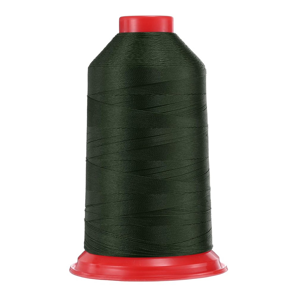 uxcell 1968 Yards Bonded Nylon Sewing Thread Size 280D/3 Sewing-Heavy Duty Nylon Upholstery Thread Outdoor Thread for Leather Jeans and Weaving Craft Machine DIY Forest Green