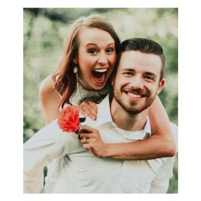 DSSHENGDS Custom Diamond Painting with Photo,DIY Personalized Photo Custom Your Own Private Picture, 5D Diamond Art Kits for AdultsPerfect Home Decor Gift-A- 40 * 50