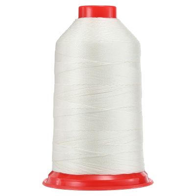 uxcell Bonded Nylon Sewing Thread Size 630D/3, 962 Yards White, Heavy Duty Nylon Upholstery Thread for Leather, Jeans, Weaving, Craft, Machine, DIY