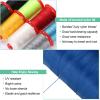 uxcell 1400 Yards Bonded Nylon Sewing Thread Size 420D/3 Sewing-Heavy Duty Nylon Upholstery Thread Outdoor Thread for Leather Jeans and Weaving Craft Machine DIY Sapphire Blue view 4