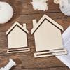 SUPERFINDINGS 2Size Wooden Embroidery Frames Embroidery Frame 4.1 5.8 Inch House Wooden Embroidery Display Frame Suitable for Finished Cross Stitch Embroidery Frames DIY Crafts Sewing Decorations view 4