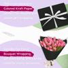 SMART&CASUAL 36" x 2,520" (210') Black Kraft Craft Paper Roll for Gift Wrapping Bulletin Board Bouquet Flower Kids Art Packing Parcel Table Covering 80GSM 55LB (Black, 36" x 210') view 4