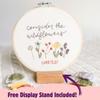 Elly & Grace Christian Embroidery Kit with Embroidery Hoop, Easy Embroidery Kit for Beginners and Adults, Full Embroidery Hoop Kit with Needles and Thread Included (Wildflowers) view 3