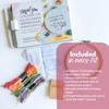 Elly & Grace Christian Embroidery Kit with Embroidery Hoop, Easy Embroidery Kit for Beginners and Adults, Full Embroidery Hoop Kit with Needles and Thread Included (Wildflowers) view 4