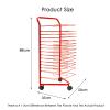 KIYILIHI Art Drying Rack,16 Shelves Portable Mobile Artwork Stack, Space Saving Art Drying Rack,Ideal for Schools Art Preschool Classroom Studio Art Clubs view 2