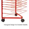 KIYILIHI Art Drying Rack,16 Shelves Portable Mobile Artwork Stack, Space Saving Art Drying Rack,Ideal for Schools Art Preschool Classroom Studio Art Clubs view 4