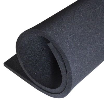 YUURO 1/2/3/4in High Density Upholstery Foam Sheet Black Firm Sponge,Sofa Cushion Replacement DIY Outdoor Furniture Seat Padding Gap Filler (4'' Thick-31x16 inch)