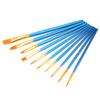 10pcs Children Drawing Nylon Hair Paint Brush Set Art Craft Painting Watercolor Brush Kit view 3