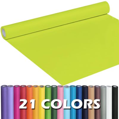 PerkHomy Neon Green Kraft Paper Roll 17.5" x 960" (80') for Gift Wrapping Bouquet Flower Art Painting Craft Writing Packaging Shipping 80GSM 55LB (Neon Green, 17.5" x 80')