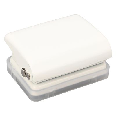 3 Hole Paper Punch 19mm Spacing 5.5mm Opening Loose Leaf Hole Punch Folding Plastic Tray for DIY Scrapbook